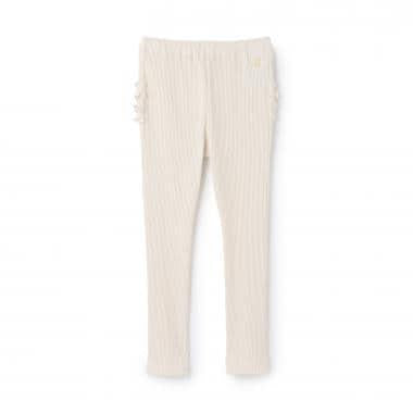 後荷葉邊全長打底褲