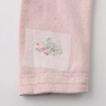 野草莓刺繡九分打底褲