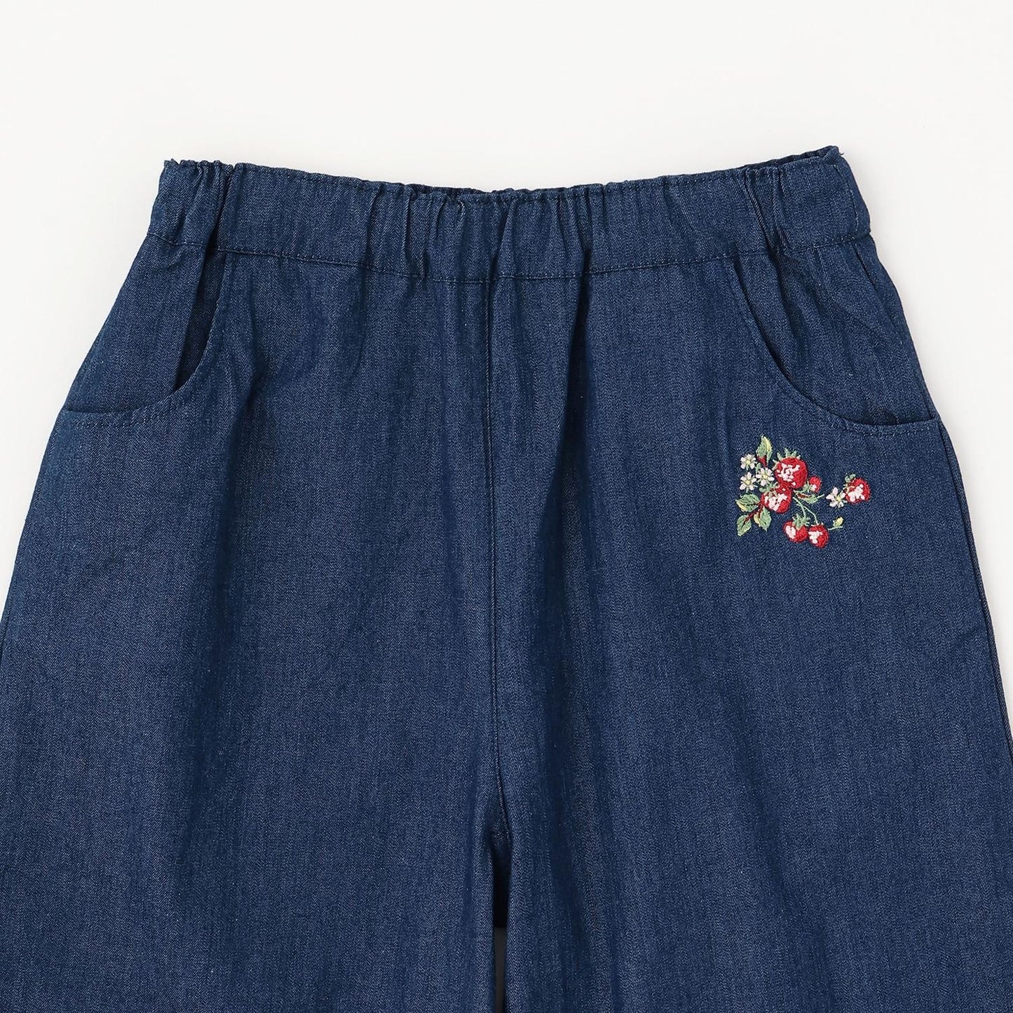 野草莓刺繡長褲