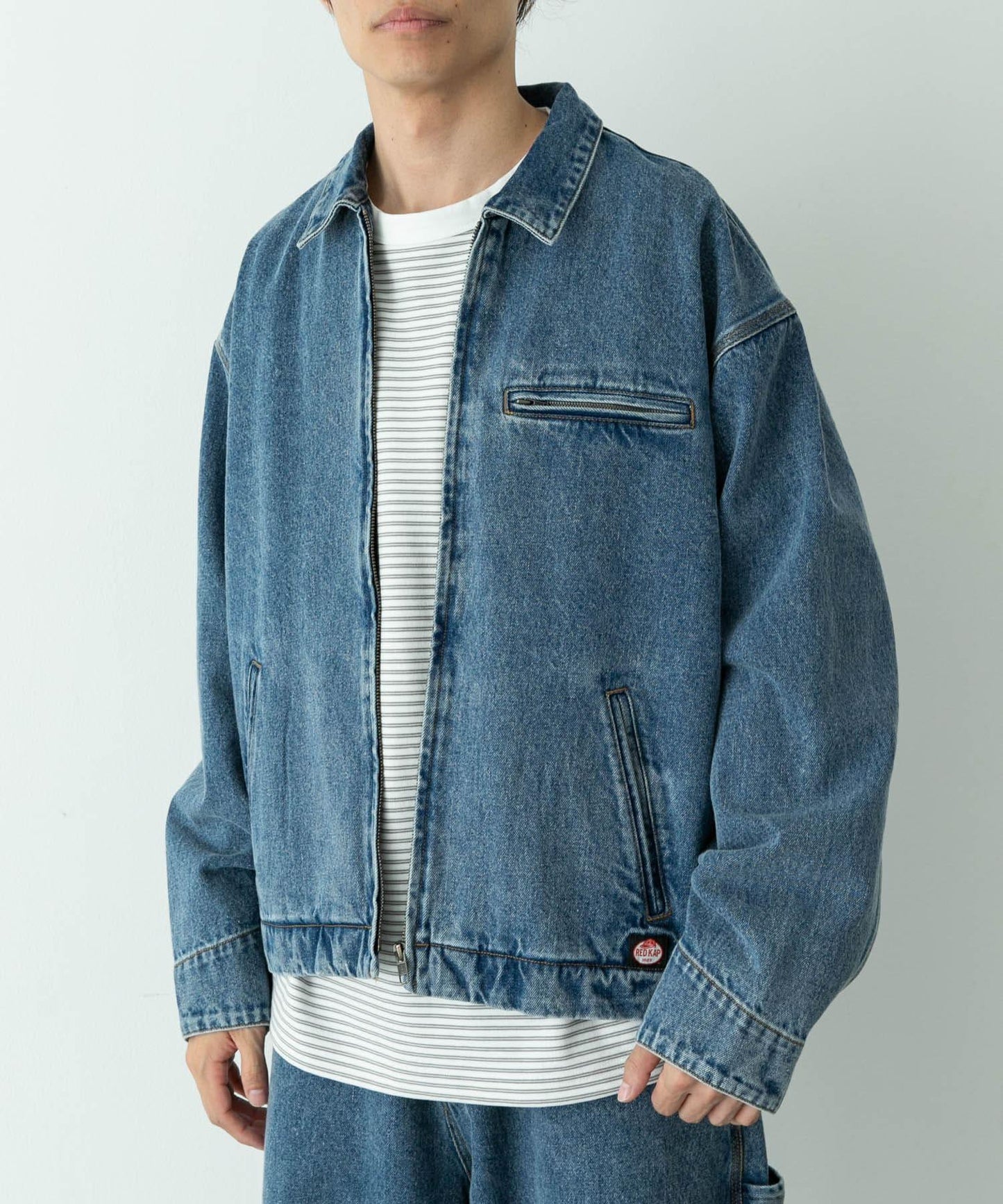 RED KAP×Sonny Label 聯名款 牛仔拉鍊夾克