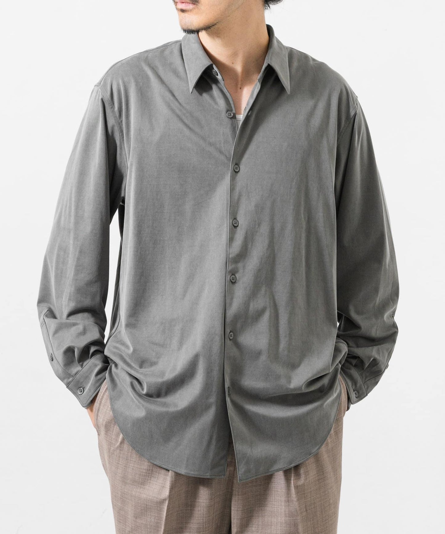 WASHABLE CUPRO REG 襯衫