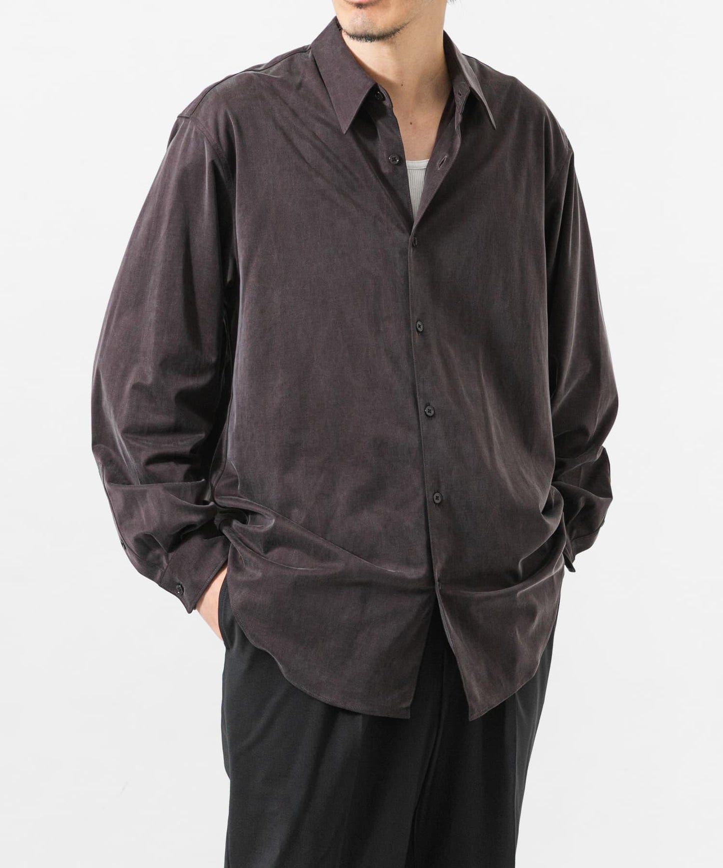 WASHABLE CUPRO REG 襯衫