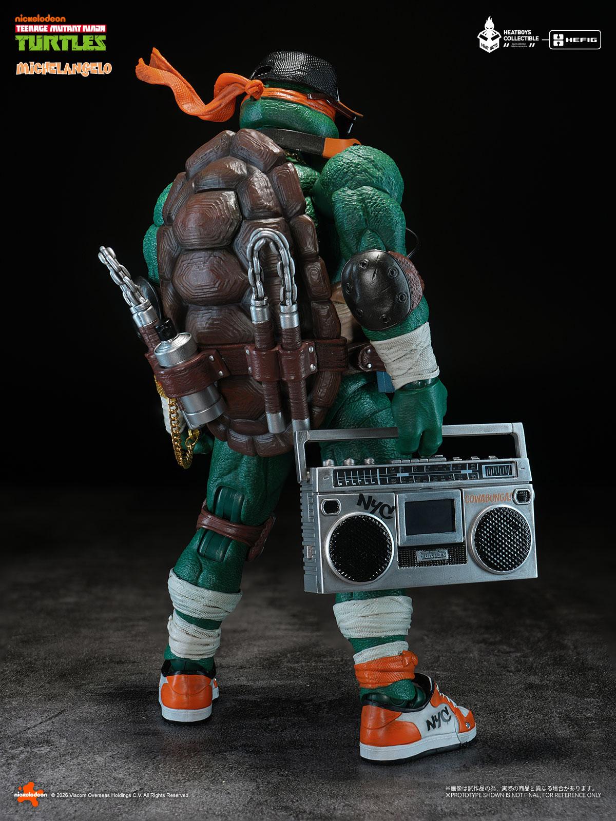 ミュータント・タートルズ HEATBOYS HB0105米開朗基羅 可動人偶 豪華版 （初回特典：替換頭雕）