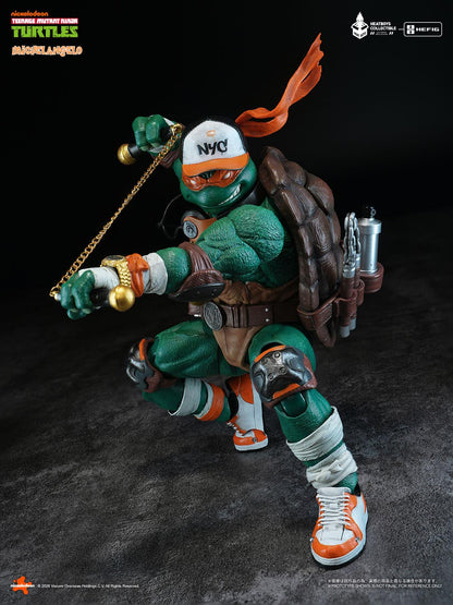 ミュータント・タートルズ HEATBOYS HB0105米開朗基羅 可動人偶 豪華版 （初回特典：替換頭雕）