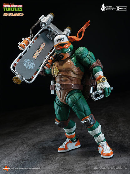 ミュータント・タートルズ HEATBOYS HB0105米開朗基羅 可動人偶 豪華版 （初回特典：替換頭雕）