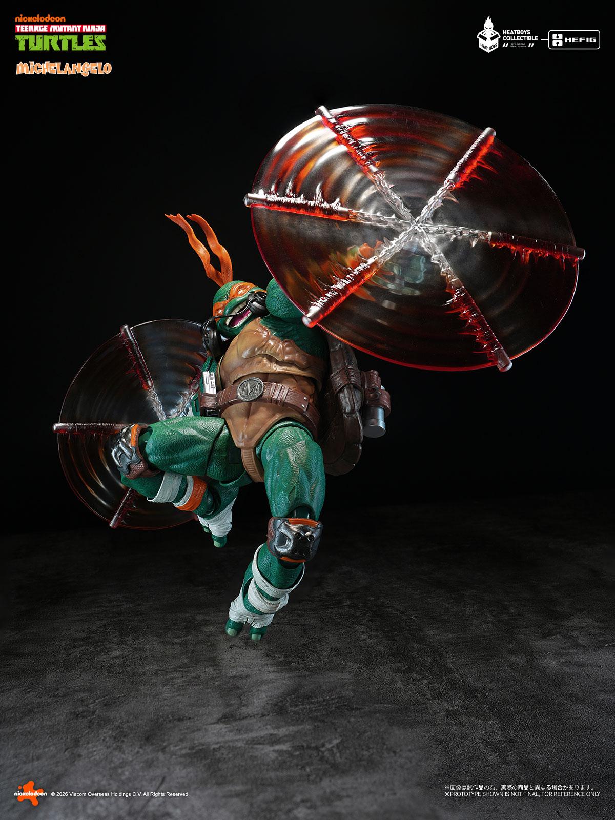ミュータント・タートルズ HEATBOYS米開朗基羅 可動人偶 通常版