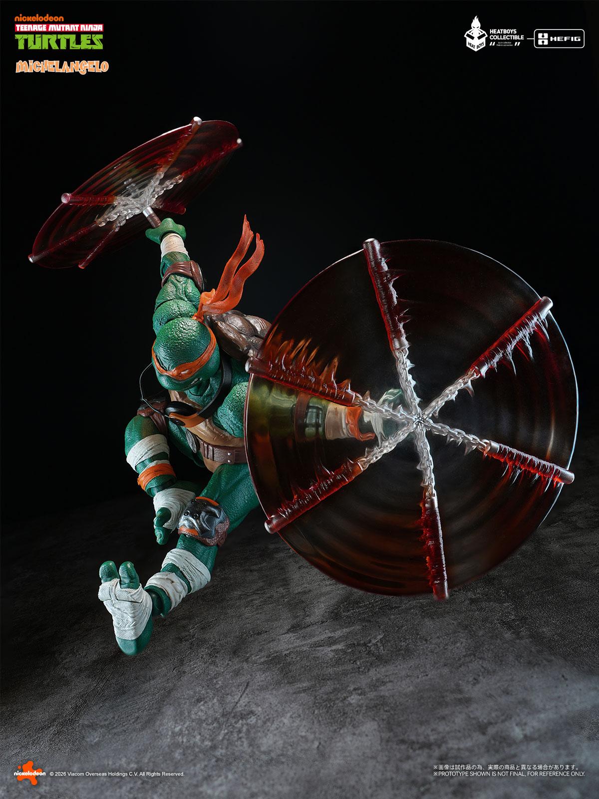 ミュータント・タートルズ HEATBOYS米開朗基羅 可動人偶 通常版