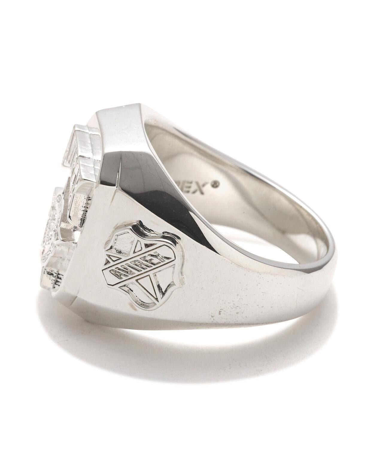 AVIREX by J.H.M CO.,LTD. VARSITY ARCHIVES WILD BEAR SIGNET RING