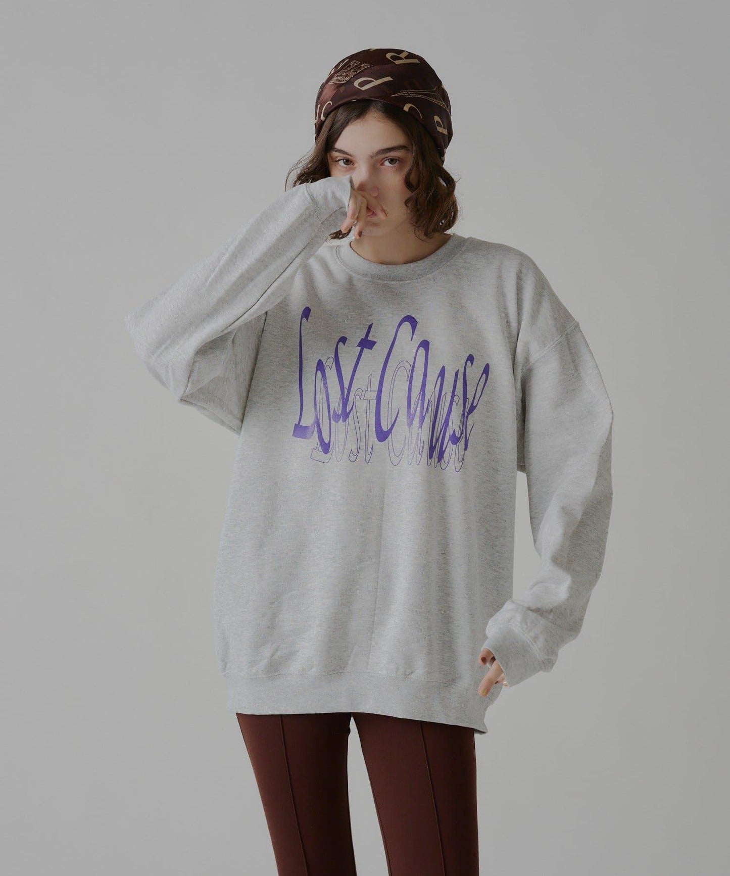 WHIMSIC/2サイズ展開 ロストコーズ 絲網印花套頭衛衣