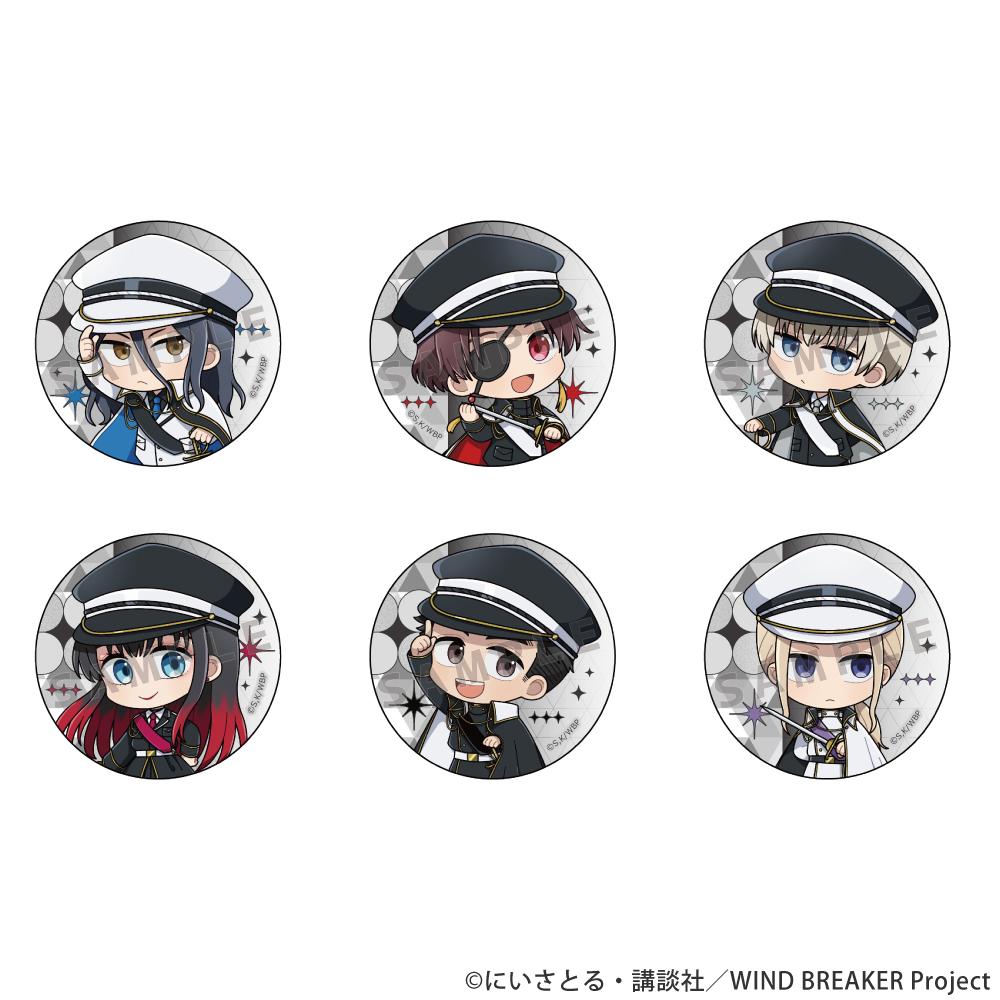 防風少年（WIND BREAKER） 軍事風系列 ver.B 徽章 BOX裝 6個入