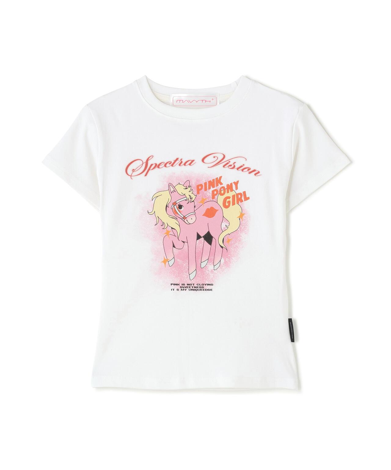 MAVYTH PINK PONY GIRL TEE