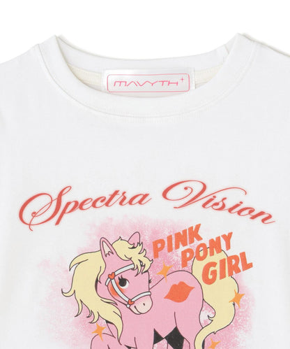 MAVYTH PINK PONY GIRL TEE