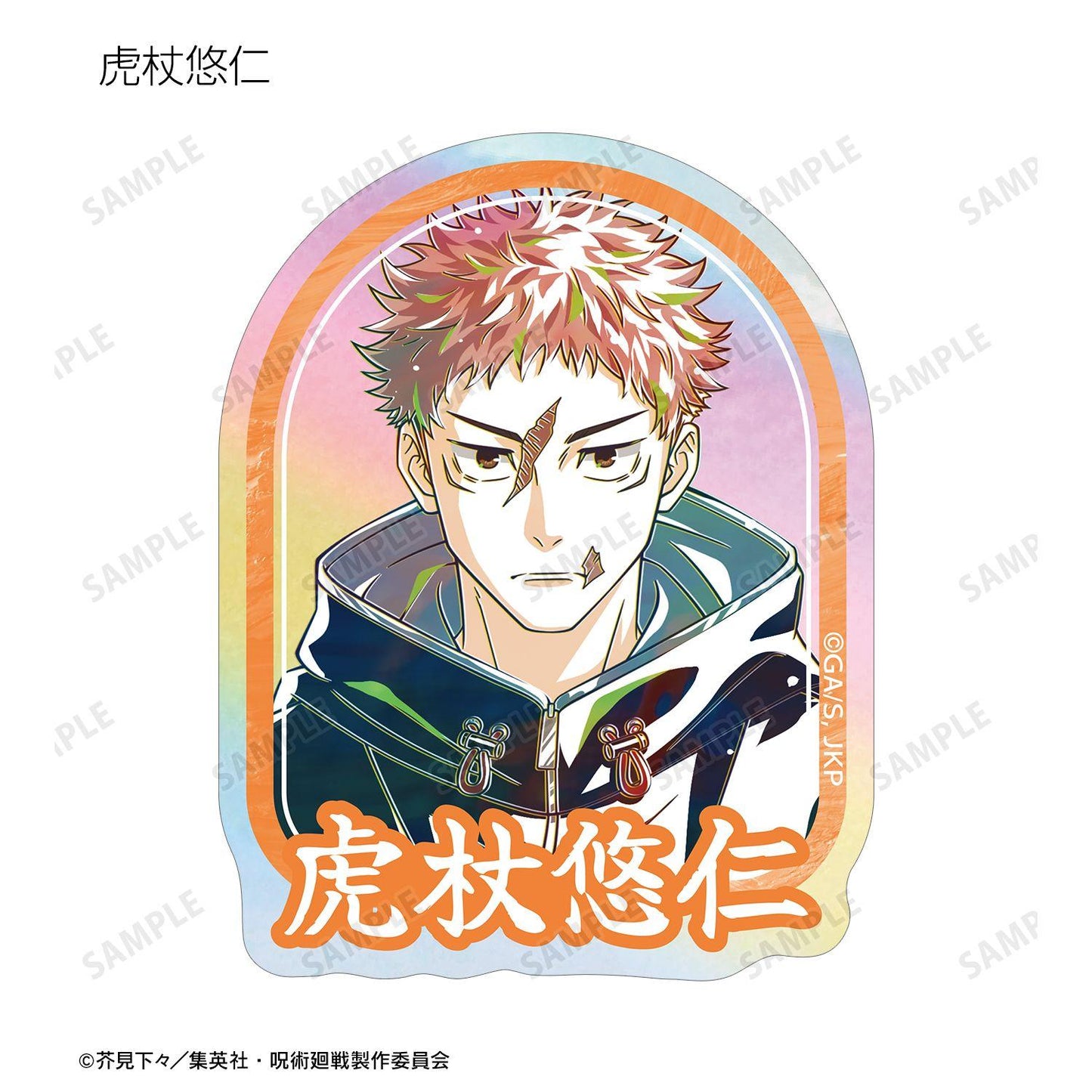 呪術廻戦（咒術回戰） Ani-Art 第9彈 鐳射異形貼紙 ver.A（整盒/8包入）