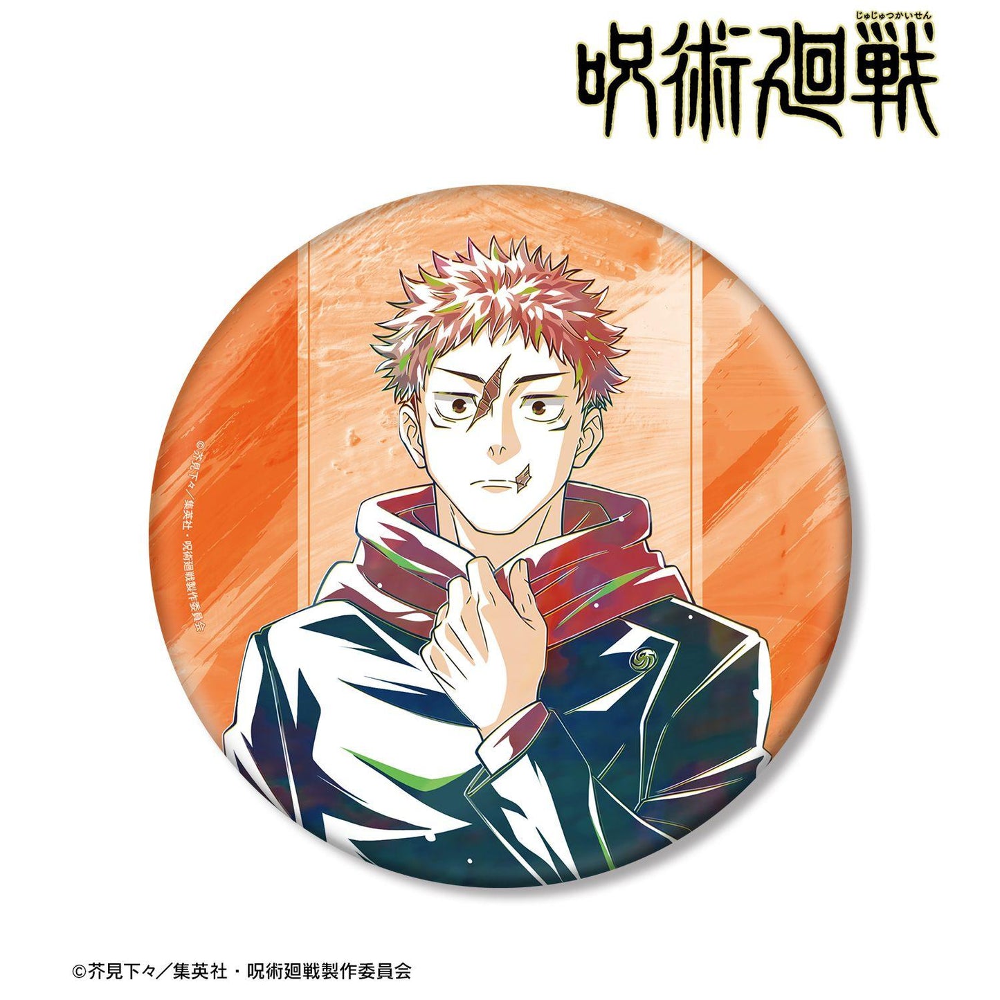 呪術廻戦（咒術回戰） Ani-Art 第9彈 虎杖悠仁 BIG徽章 ver.B