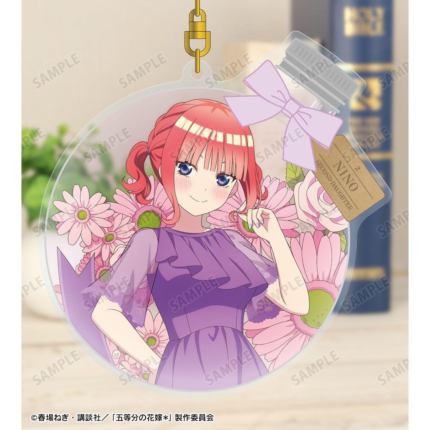 五等分の花嫁（五等分的新娘） 描き下ろし 中野二乃 永生花ver. BIG亞克力鑰匙扣