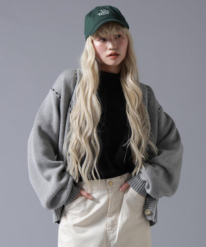 B omnivore/ビーオムニボー STITCH KNIT CARDIGAN 針織開衫