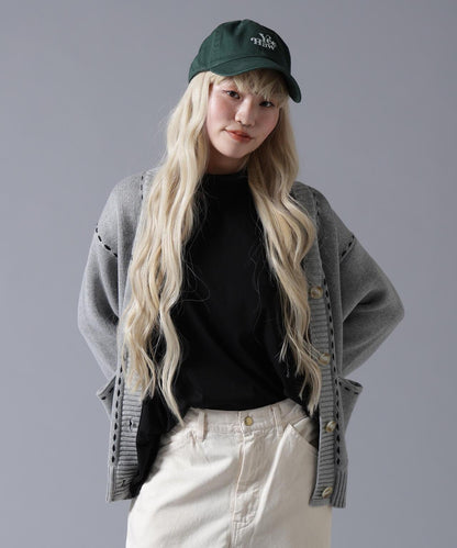 B omnivore/ビーオムニボー STITCH KNIT CARDIGAN 針織開衫