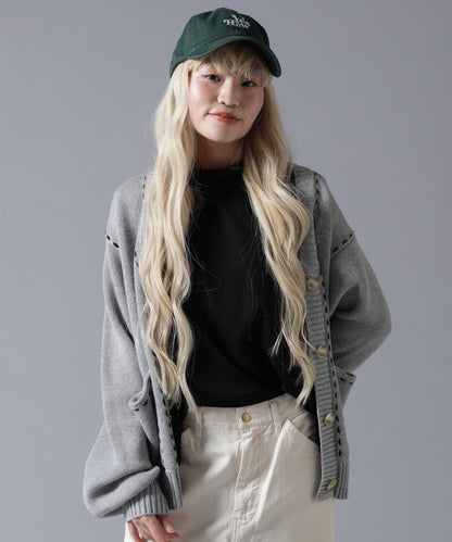B omnivore/ビーオムニボー STITCH KNIT CARDIGAN 針織開衫
