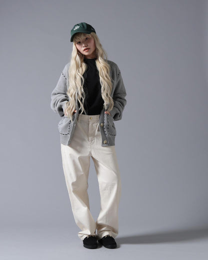B omnivore/ビーオムニボー STITCH KNIT CARDIGAN 針織開衫