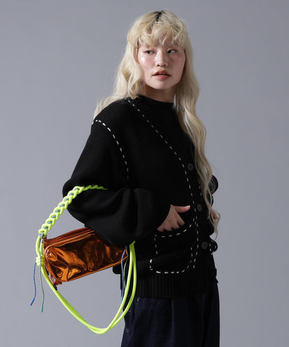 B omnivore/ビーオムニボー STITCH KNIT CARDIGAN 針織開衫