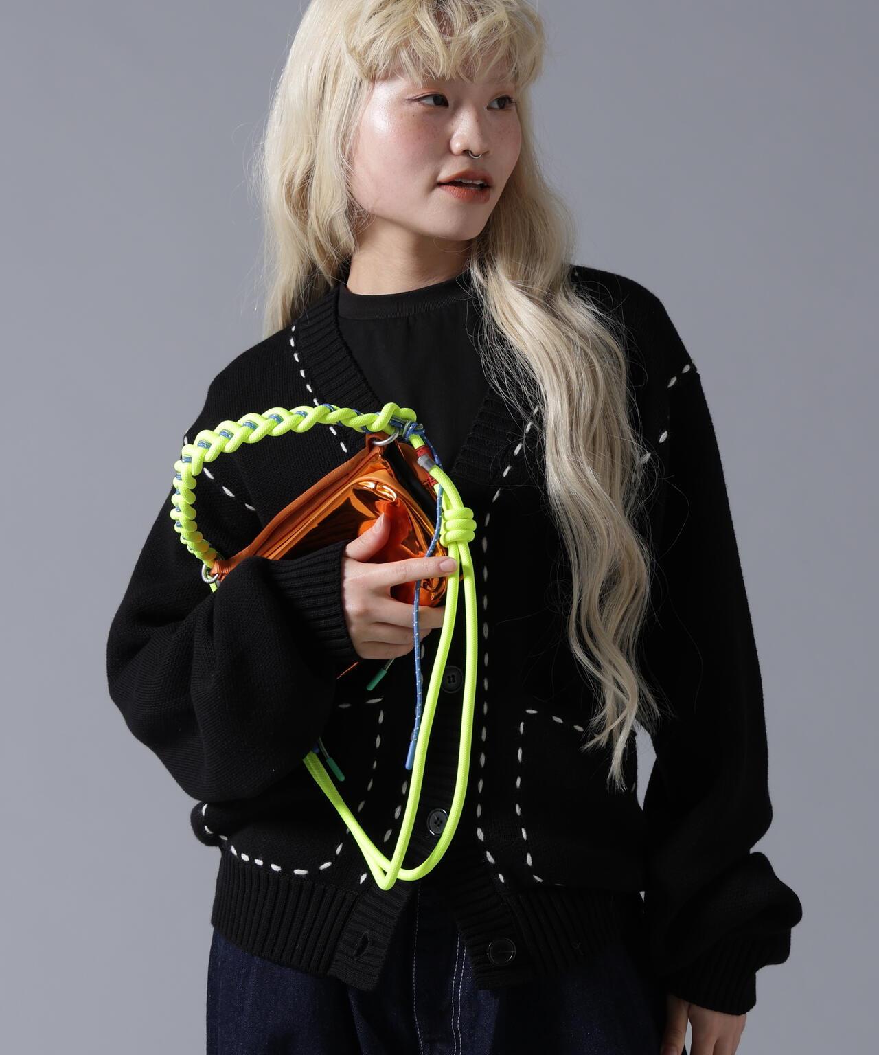 B omnivore/ビーオムニボー STITCH KNIT CARDIGAN 針織開衫