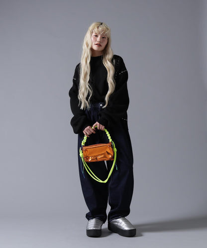 B omnivore/ビーオムニボー STITCH KNIT CARDIGAN 針織開衫