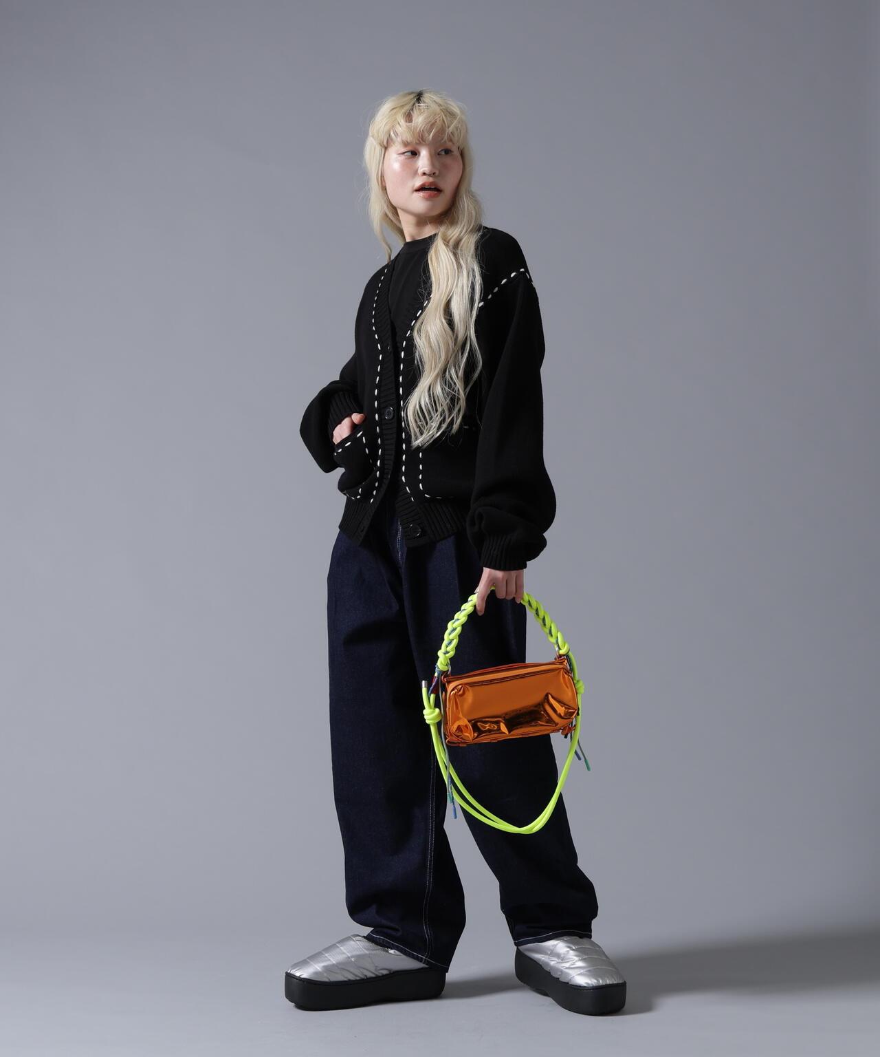B omnivore/ビーオムニボー STITCH KNIT CARDIGAN 針織開衫
