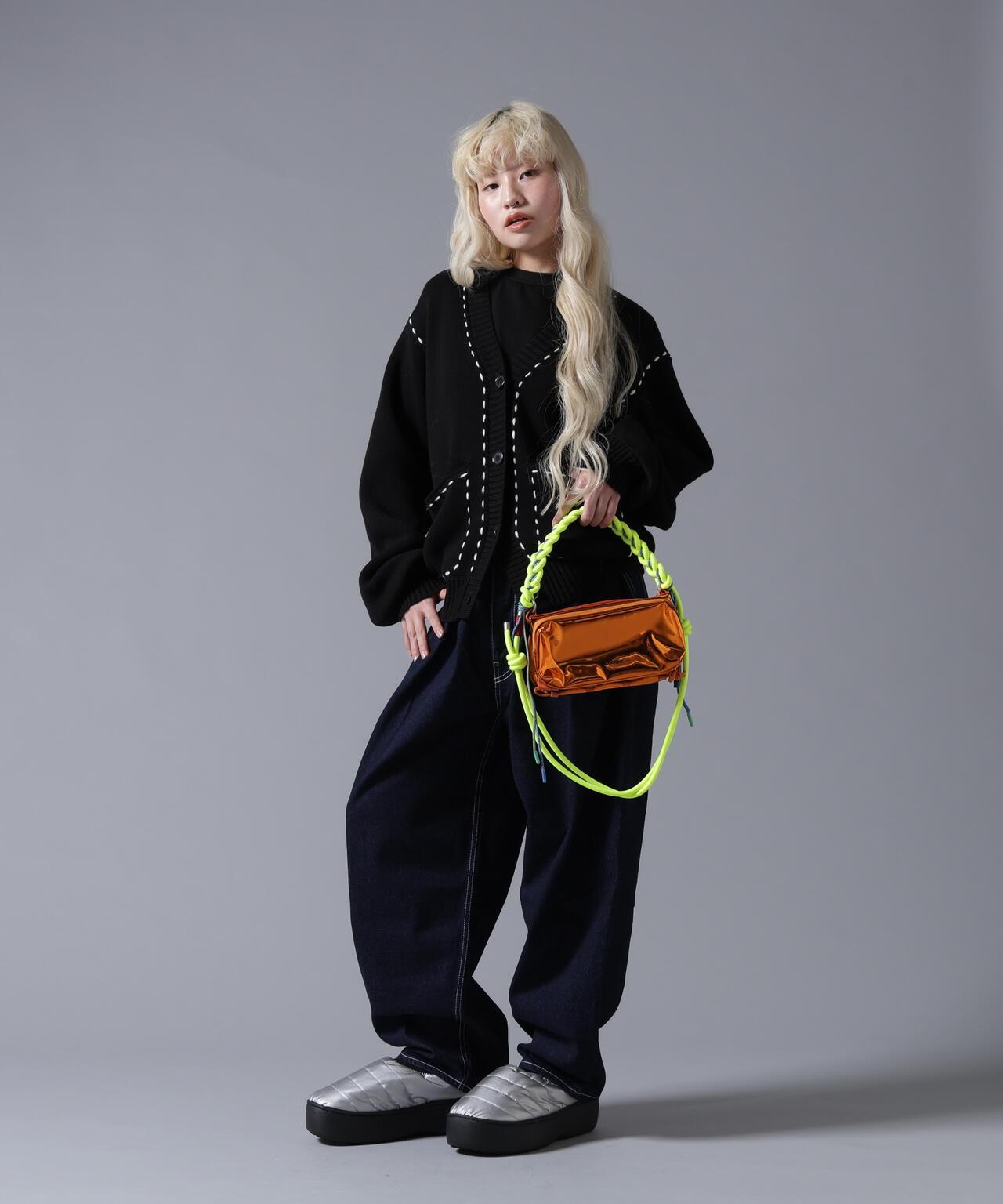 B omnivore/ビーオムニボー STITCH KNIT CARDIGAN 針織開衫