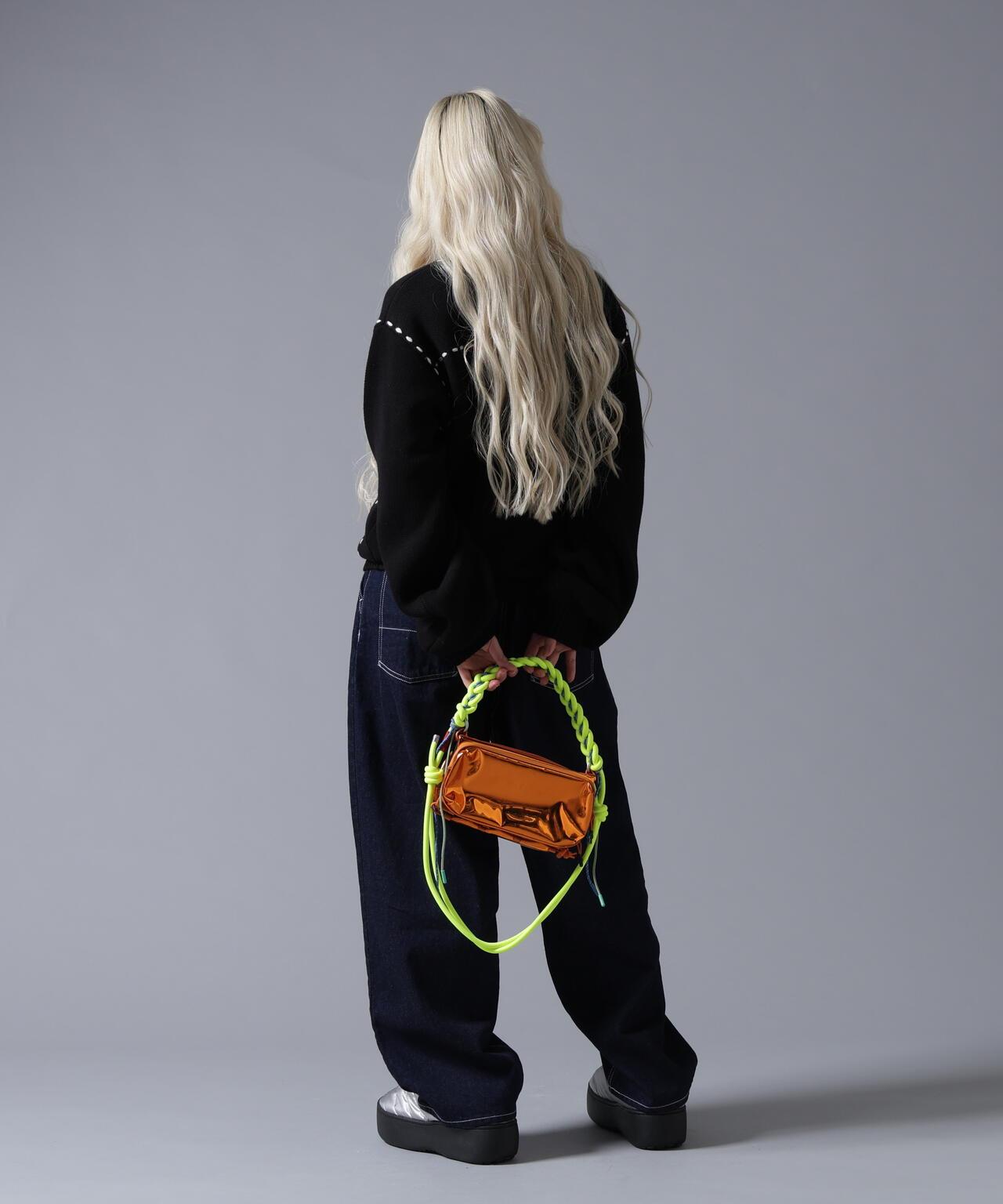 B omnivore/ビーオムニボー STITCH KNIT CARDIGAN 針織開衫