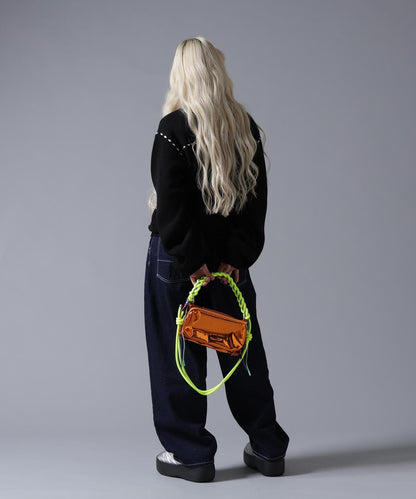 B omnivore/ビーオムニボー STITCH KNIT CARDIGAN 針織開衫
