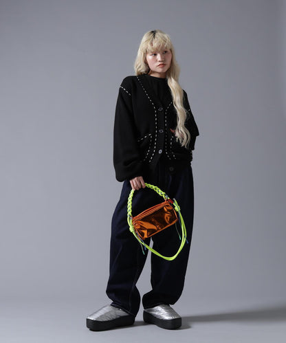B omnivore/ビーオムニボー STITCH KNIT CARDIGAN 針織開衫
