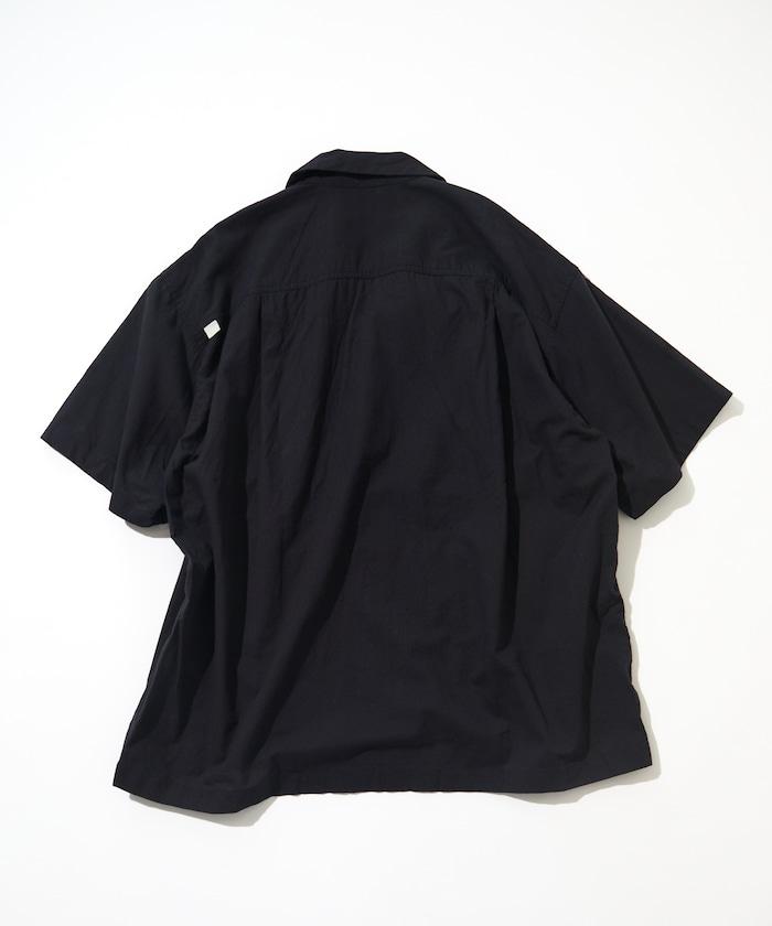 Cotton Linen Open Collar Shirt
