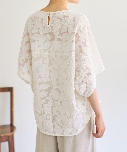 刺繡套頭衫