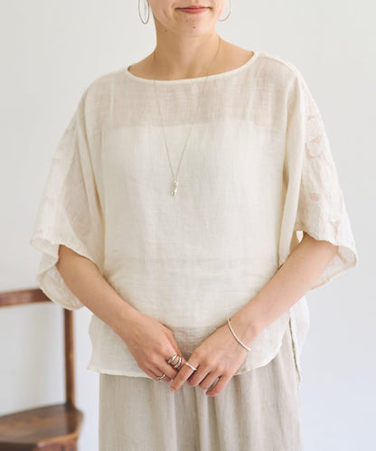 刺繡套頭衫