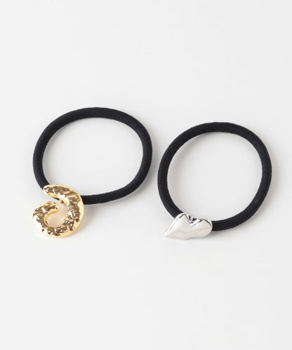 LAPUIS Heart and Spiral 愛心螺旋髮圈