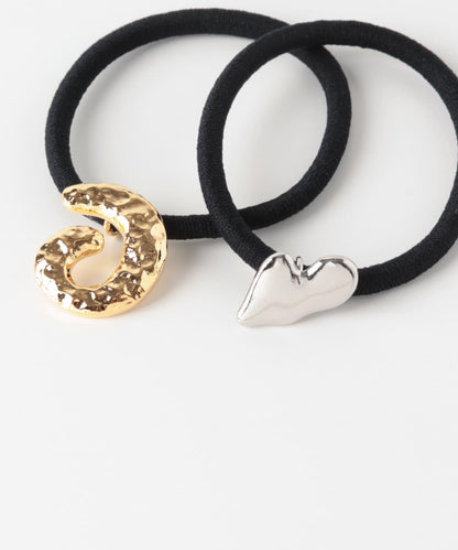 LAPUIS Heart and Spiral 愛心螺旋髮圈