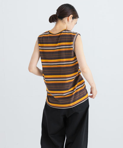 SOBLANTE by MIXTA×UR MULTI BORDER NO SLEEVE 聯名款 無袖上衣