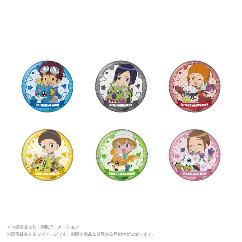 數碼寶貝大冒險02 トレーディング缶バッジ 遊具ver. 【BOX/6個入り】