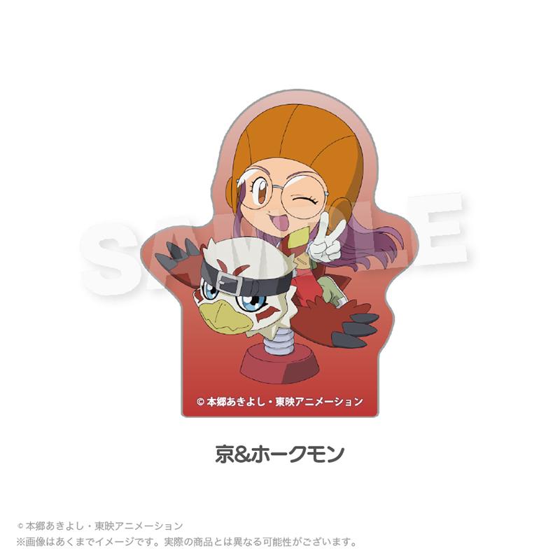 數碼寶貝大冒險02 ダイカットステッカー 遊具ver. 京&ホークモン