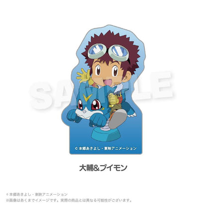 數碼寶貝大冒險02 ダイカットステッカー 遊具ver. 大輔&ブイモン
