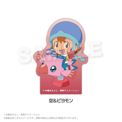 數碼寶貝大冒險 ダイカットステッカー 遊具ver. 空&ピヨモン
