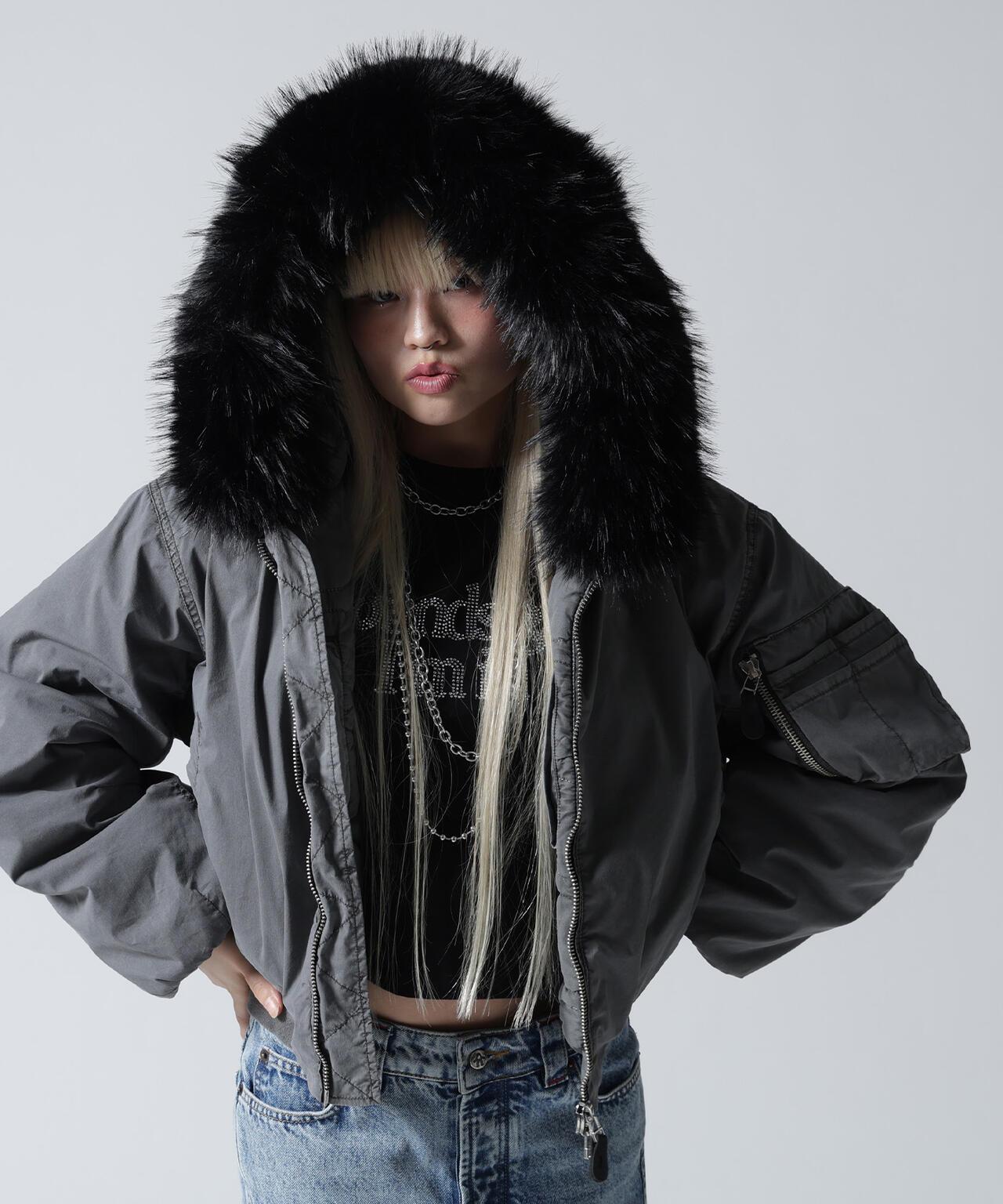 FR(13)NDS/フレンズ/COTTON NYLON FUR BLOUSON