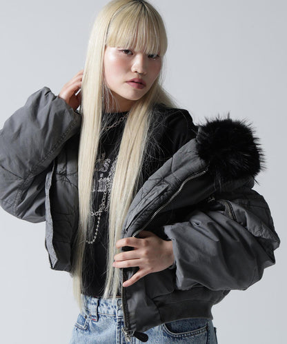 FR(13)NDS/フレンズ/COTTON NYLON FUR BLOUSON
