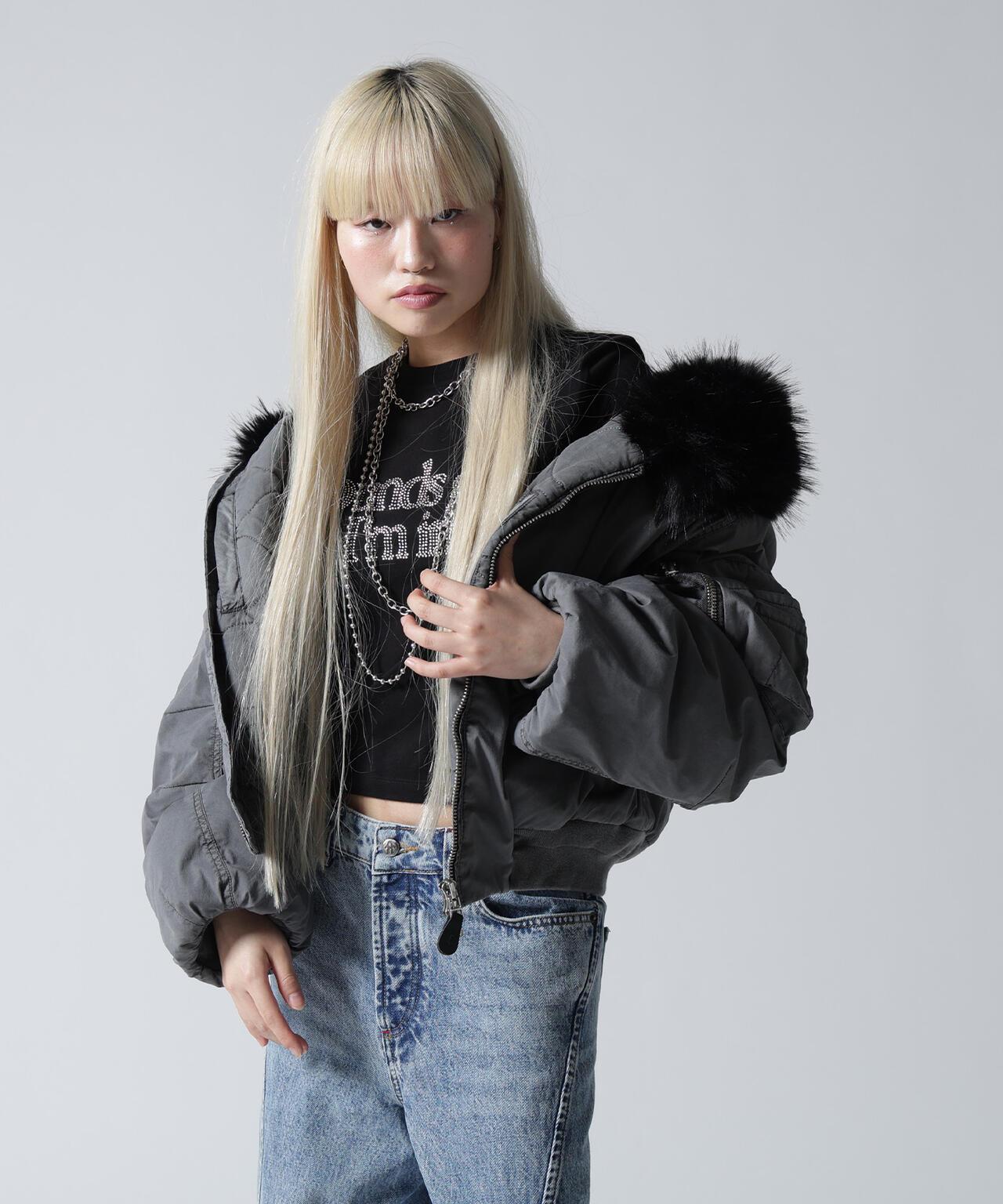 FR(13)NDS/フレンズ/COTTON NYLON FUR BLOUSON