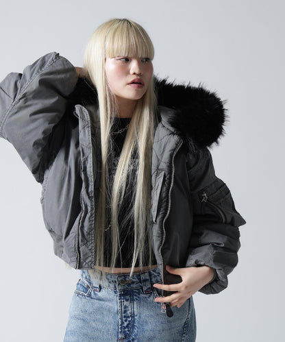 FR(13)NDS/フレンズ/COTTON NYLON FUR BLOUSON