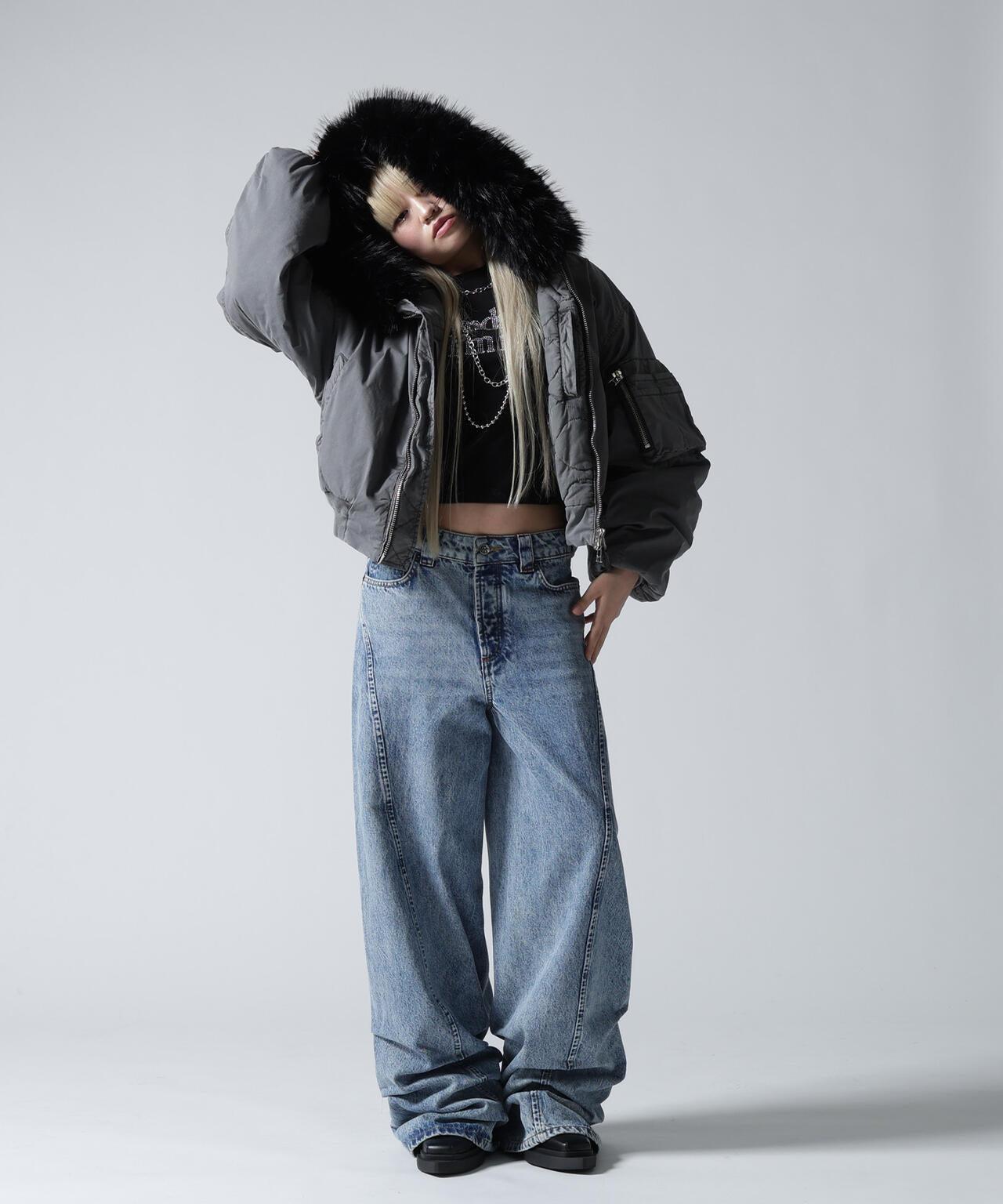 FR(13)NDS/フレンズ/COTTON NYLON FUR BLOUSON