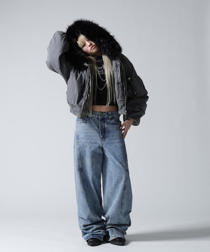 FR(13)NDS/フレンズ/COTTON NYLON FUR BLOUSON
