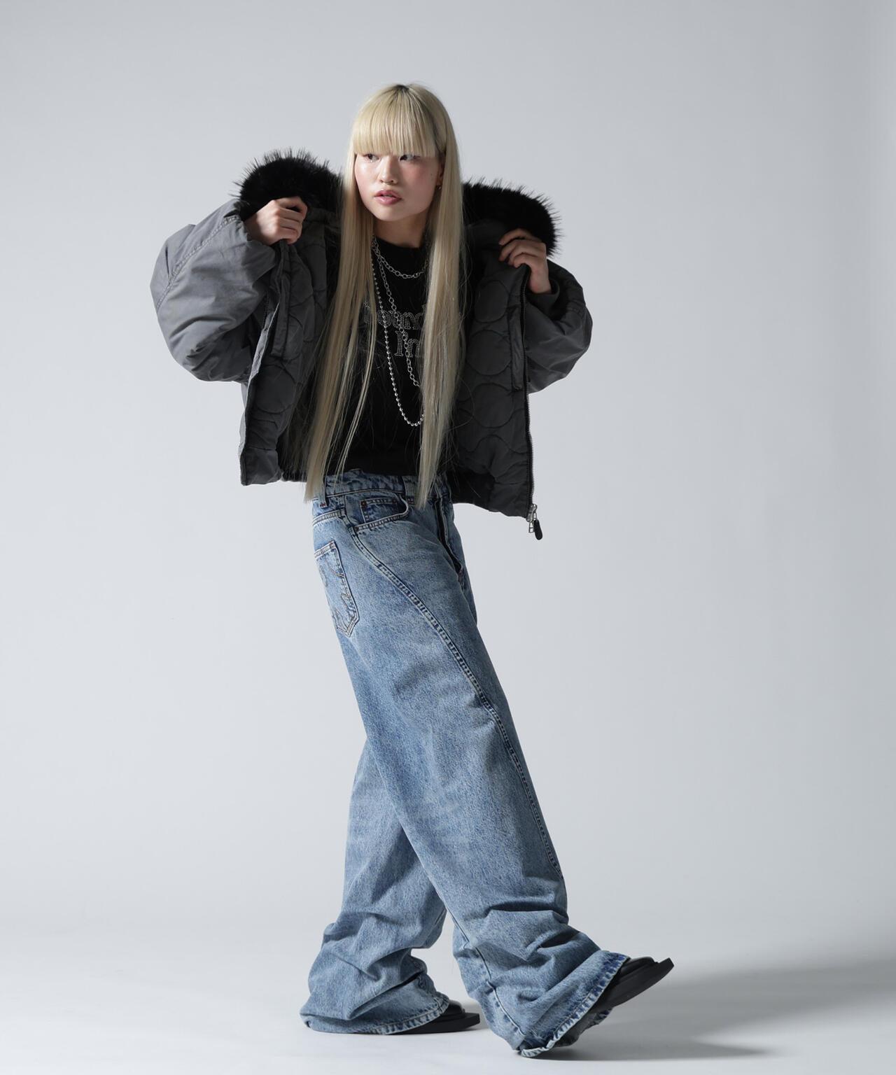 FR(13)NDS/フレンズ/COTTON NYLON FUR BLOUSON