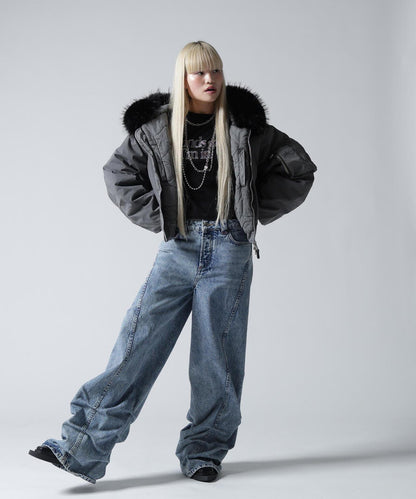 FR(13)NDS/フレンズ/COTTON NYLON FUR BLOUSON