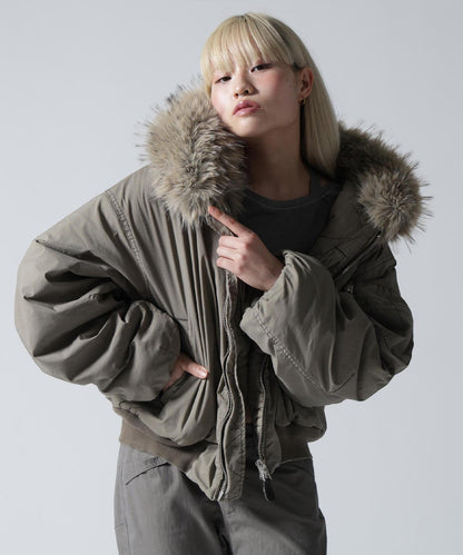 FR(13)NDS/フレンズ/COTTON NYLON FUR BLOUSON